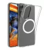 dbramante1928 Greenland Pro Qi2 GPEDNIBL6786 takakuori Samsung Galaxy S25 Edge -puhelimelle, MagSafe-yhteensopiva, muovi, kirkas
