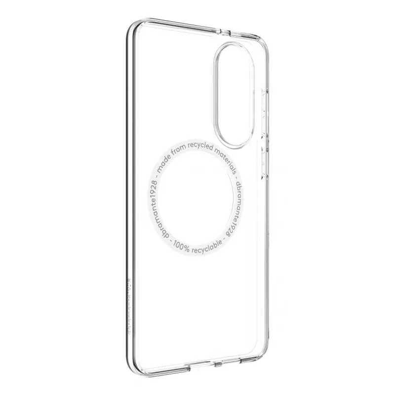 dbramante1928 Greenland Pro Qi2 GPEDNIBL6786 takakuori Samsung Galaxy S25 Edge -puhelimelle, MagSafe-yhteensopiva, muovi, kirkas