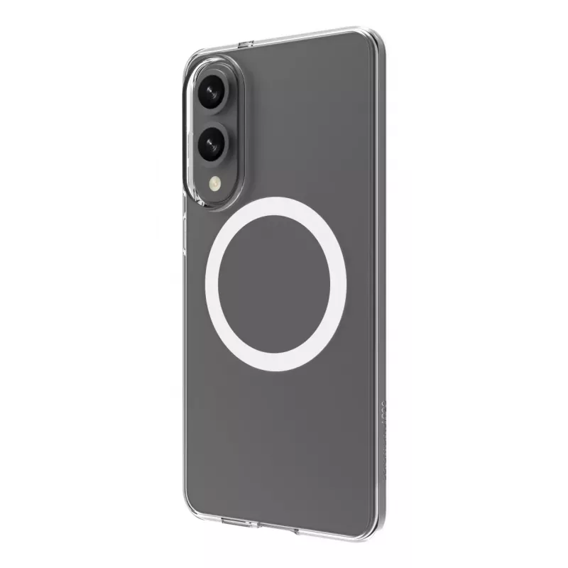 dbramante1928 Greenland Pro Qi2 GPEDNIBL6786 takakuori Samsung Galaxy S25 Edge -puhelimelle, MagSafe-yhteensopiva, muovi, kirkas