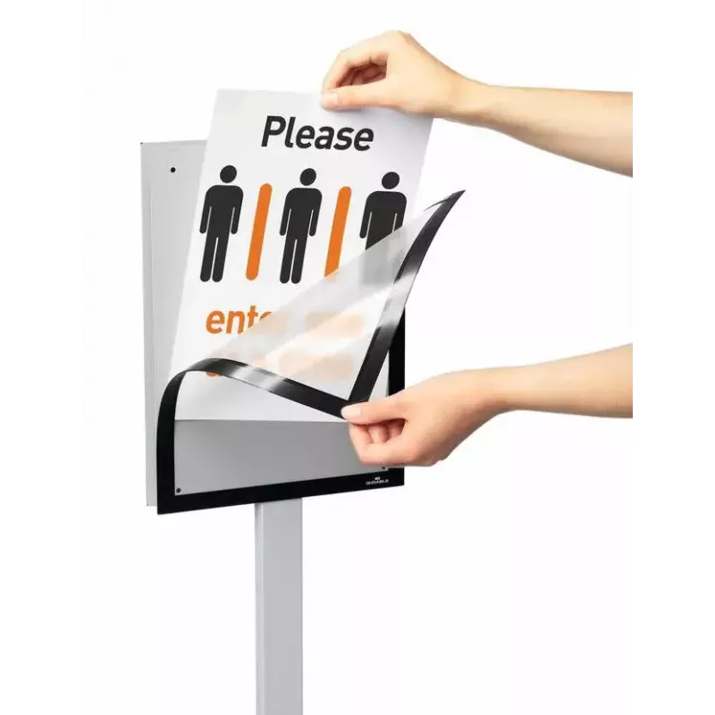 Infoteline Durable INFO STAND BASIC A4 metalli muovi harmaa