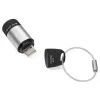 TROIKA ECO CHARGE avaimenperä-taskulamppu musta harmaa LED USB