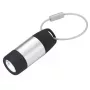 TROIKA ECO CHARGE avaimenperä-taskulamppu musta harmaa LED USB