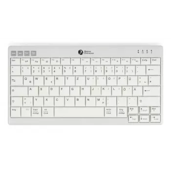 BakkerElkhuizen UltraBoard 950 V2 langaton UK Qwerty, Tenkeyless (80 - 87%), johdollinen & langaton, USB + Bluetooth, saksikytkimet, QWERTY, tummanharmaa, vaaleanharmaa
