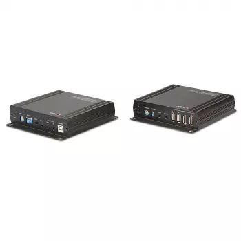Lindy 140m Cat.6 DVI-D, USB, audio ja RS-232 KVM-jatko