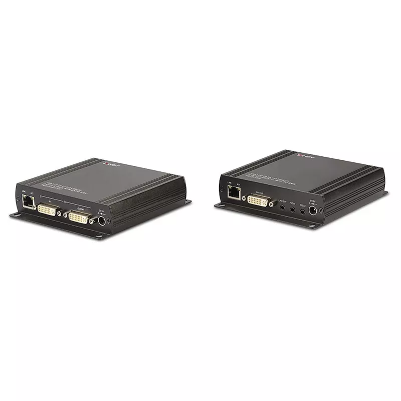 Lindy 140m Cat.6 DVI-D, USB, audio ja RS-232 KVM-jatko
