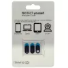 TerraTec PROTECT yourself web-kameran suojus, musta, 3 kpl:n pakkaus