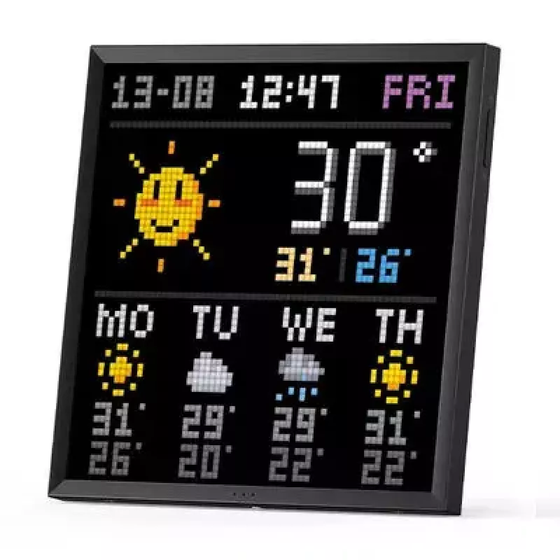 Digitaalinen valokuvakehys Divoom Pixoo64 musta Wi-Fi 64x64 RGB LED