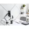 Durable SELECT PLUS näytönteline 509623 varrella 1 näytölle, pöytäkiinnitys, hopea
