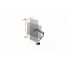 Durable SELECT PLUS näytönteline 509623 varrella 1 näytölle, pöytäkiinnitys, hopea