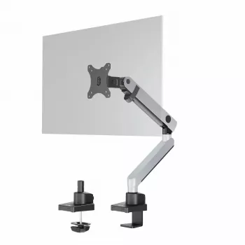 Durable SELECT PLUS näytönteline 509623 varrella 1 näytölle, pöytäkiinnitys, hopea
