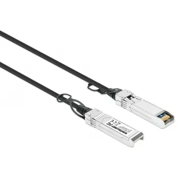 Intellinet 0,5 m passiivinen 10G SFP+ Direct Attach Copper Twinax -kaapeli 30AWG, yhteensopiva HP 487649-B21 kanssa