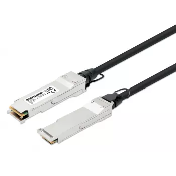 Intellinet 508506 40G QSFP+ passiivinen DAC Twinax -kaapeli, MSA-yhteensopiva, 1 m