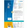 Itseliimautuvat tulostustarrat HERMA 10732 valkoinen 9,91x6,77 cm 640 tarraa