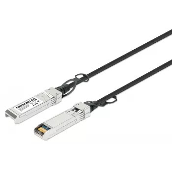 Intellinet 0,5 m 10G SFP+ passiivinen Direct-Attach-kupari-twinax-kaapeli 30AWG MSA SFP-H10GB-CU50CM yhteensopiva
