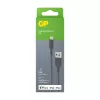 Kaapeli GP Batteries CL1N 1m Lightning - USB A 12W 2,4A