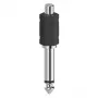Hama 00205188 kaapeliadapteri RCA 6.3 musta, hopea