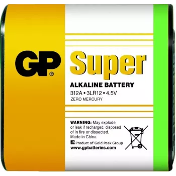 GP Batteries Super Alkaline 4.5V kertakäyttöparisto alkaline prismaattinen