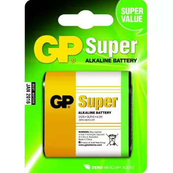 GP Batteries Super Alkaline 4.5V kertakäyttöparisto alkaline prismaattinen