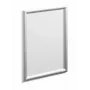 Seinäpidike Durable 479723 278x402 mm suorakaide hopea alumiini