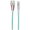 Intellinet kuitu-patchkaapeli, OM3, LC/SC, 2 m, aqua, duplex, multimode, 50/125 µm, LSZH, kuitu, elinikäinen takuu