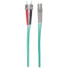 Intellinet kuitu-kaapeli, OM3, ST/LC, 5 m, aqua, duplex, multimode, 50/125 µm, LSZH, kuitu, elinikäinen takuu