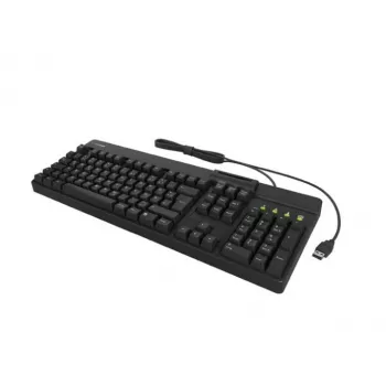 KeySonic KSK-8040U-CR näppäimistö kotiin/toimistoon USB musta
