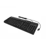 KeySonic KSK-8040U-CR näppäimistö kotiin/toimistoon USB musta