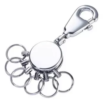 Avainrengas TROIKA PATENT hopea messinki 25 mm leveys 90 mm syvyys