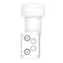 Hama 00205375 matalakohinainen konvertteri (LNB) 10,7 - 12,75 GHz valkoinen