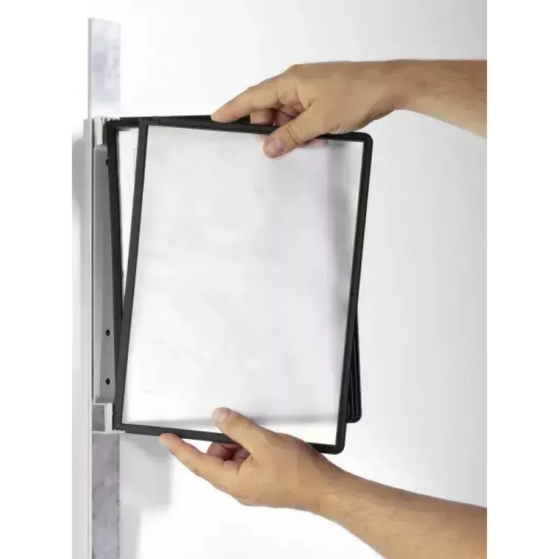 Asiakirjanäyttökaruselli pysty A4 Durable Vario magnet wall 5