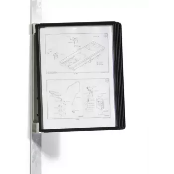 Asiakirjanäyttökaruselli pysty A4 Durable Vario magnet wall 5
