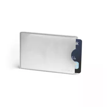 Korttitasku Durable 890023 hopea