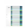 Durable 679727 tyhjä välilehti monivärinen polypropeeni 245 x 305 mm