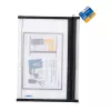 Läpinäkyvä tasku HERMA A4 musta EVA-materiaali 230x320mm