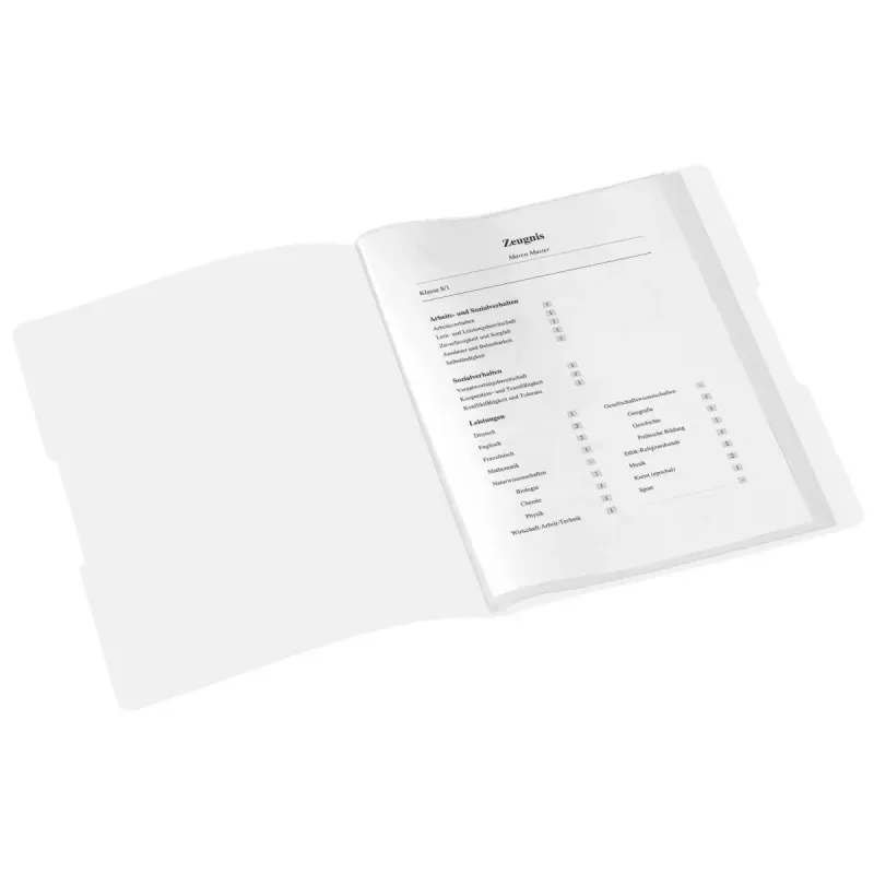 Asiakirjasalkku Herlitz todistukset polypropeeni (PP) valkoinen A4
