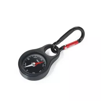 TROIKA COS10/BK musta punainen avaimenperä 40mm x 98mm 23g