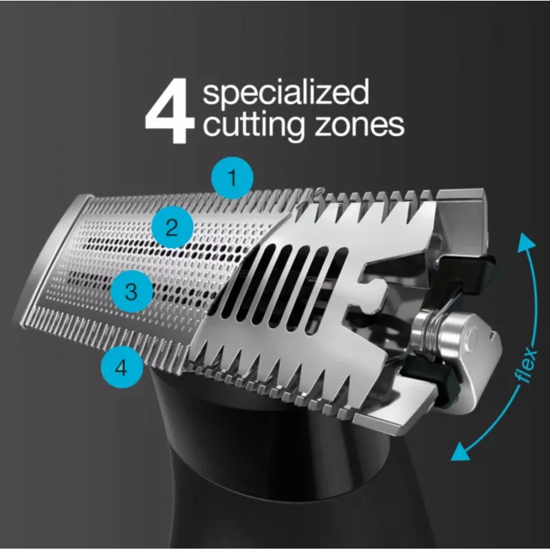 Braun XT5100 hiustenleikkuukone/trimmeri musta, hopea