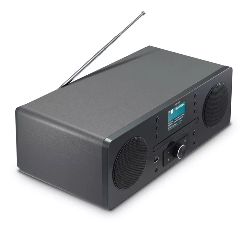 Hama 00054254 radio henkilökohtainen digitaalinen musta, harmaa