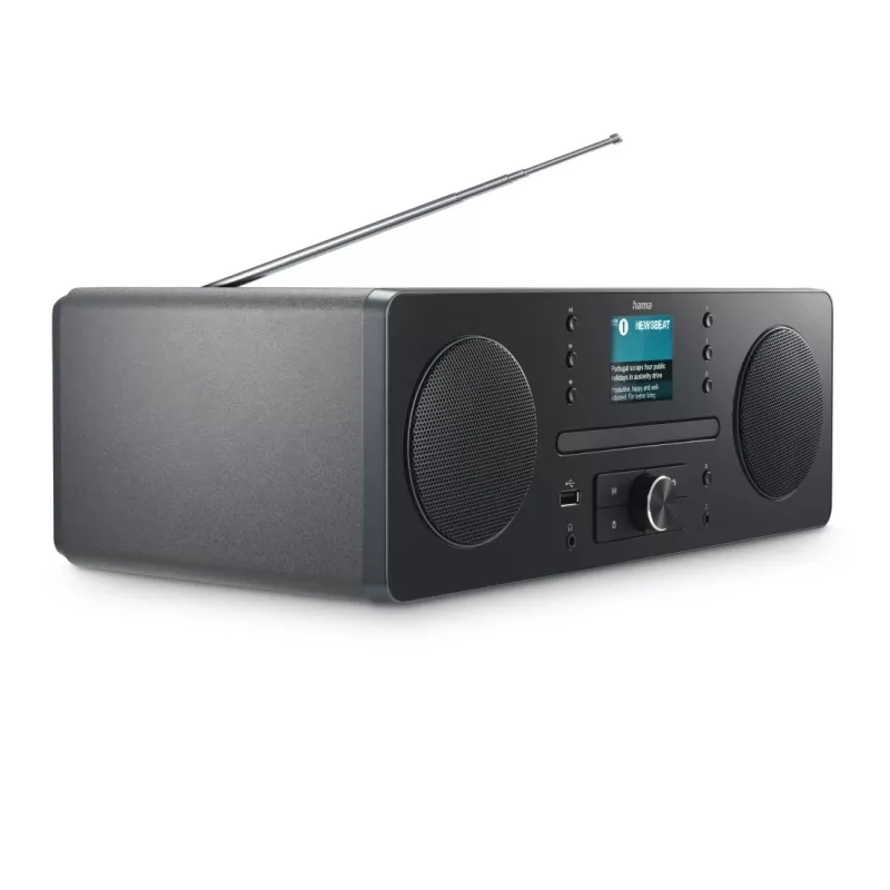 Hama 00054254 radio henkilökohtainen digitaalinen musta, harmaa