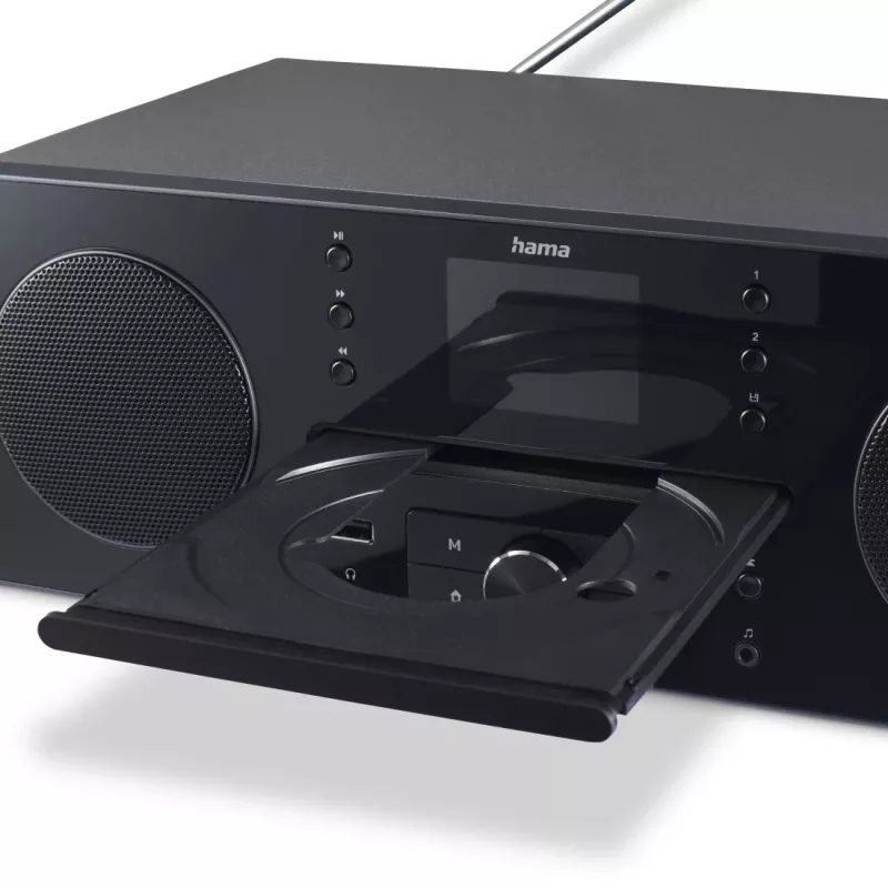 Hama 00054254 radio henkilökohtainen digitaalinen musta, harmaa