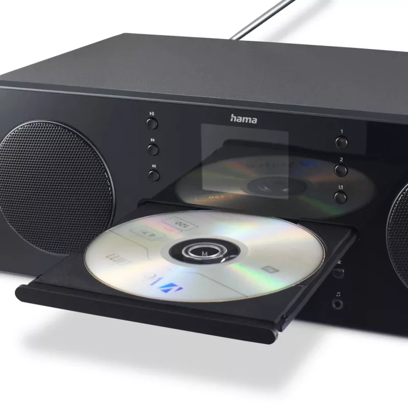 Hama 00054254 radio henkilökohtainen digitaalinen musta, harmaa