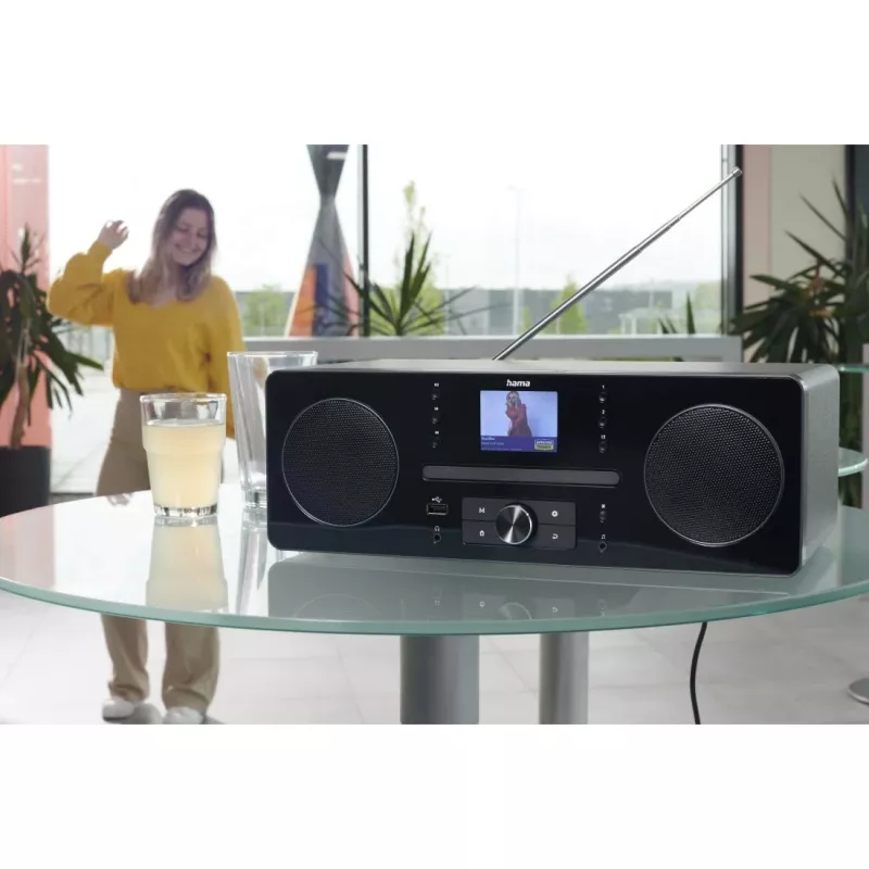 Hama 00054254 radio henkilökohtainen digitaalinen musta, harmaa