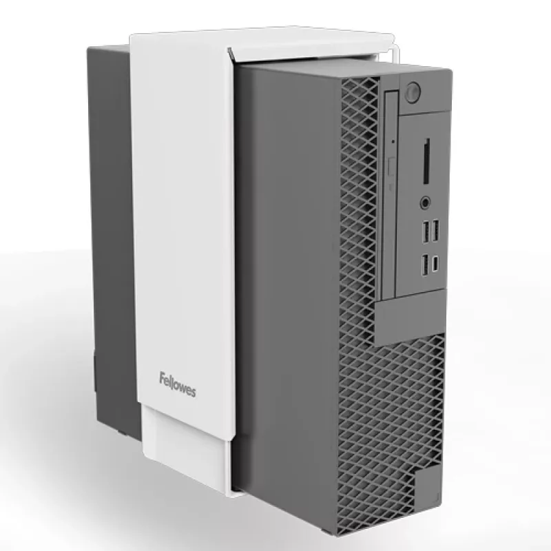 Fellowes 100136876 CPU-teline pöydän alle CPU-teline valkoinen