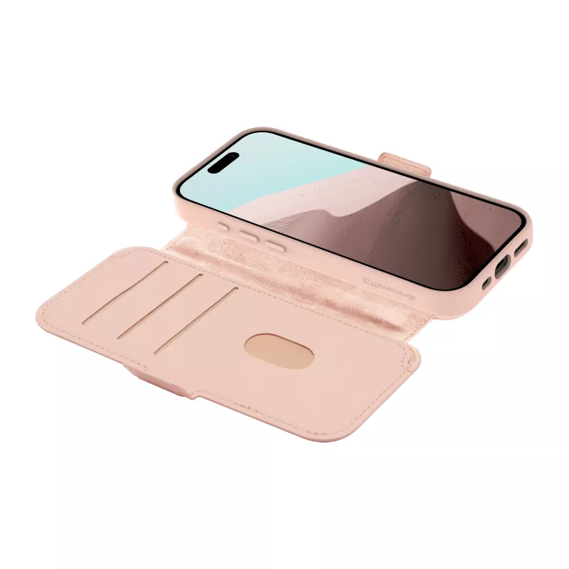 Puhelinkotelo dbramante1928 Lynge MagSafe-yhteensopiva – Pink Sand