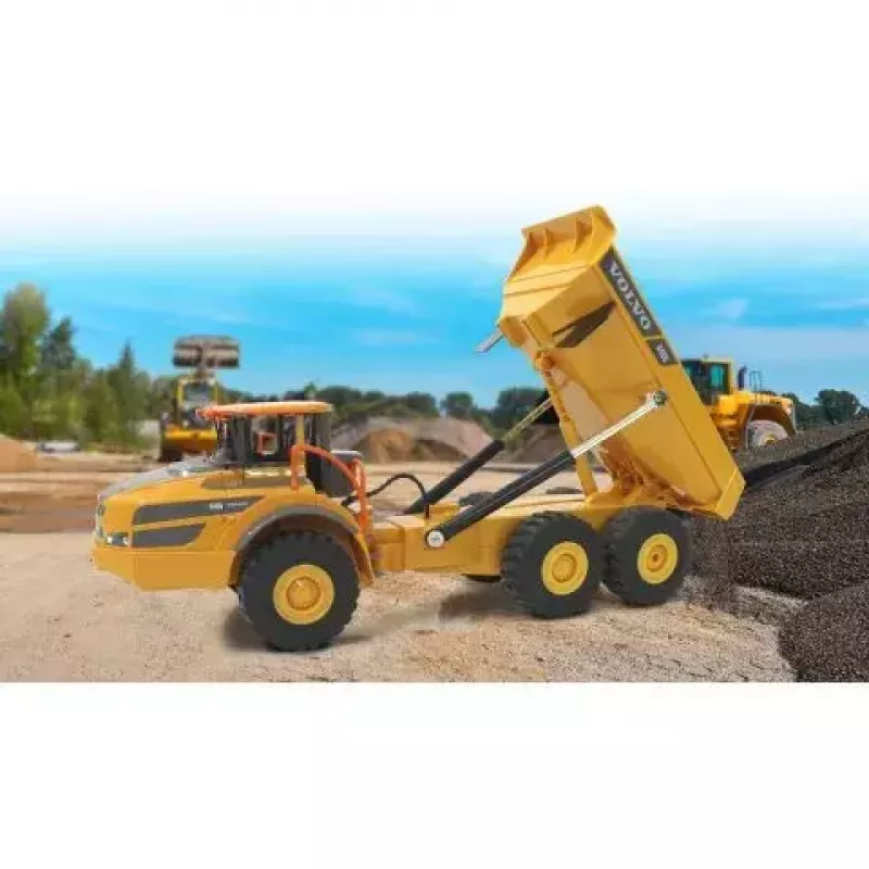 Dumpperi Jamara Volvo A40G radio-ohjattava sähkömoottori 1:20