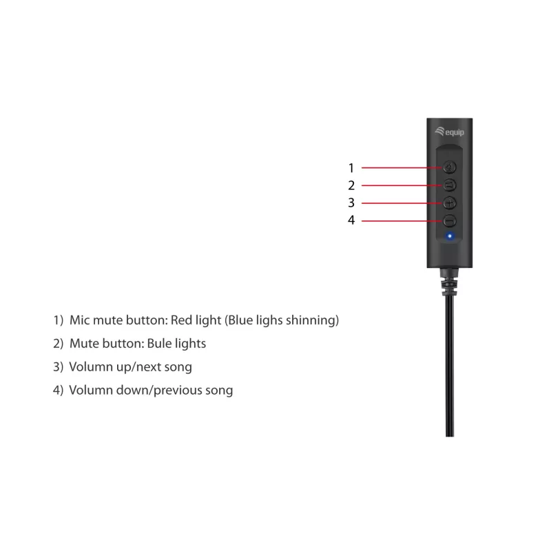 Ohjaussovitin Equip USB-äänikaapeliadapteri 245321