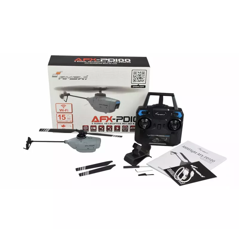 Helikopteri Amewi PD100 sähkömoottori 580 mAh 75 g
