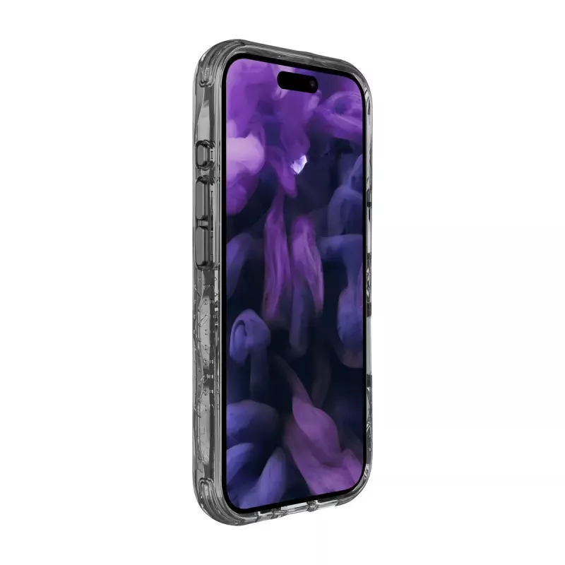 Suojakotelo LAUT CRYSTAL MATTER X iPhone 16:lle monokromaattinen musta