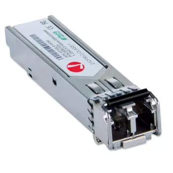 Intellinet lähetin-vastaanotinmoduuli optinen, Gigabit Fiber SFP Mini-GBIC, 1000Base-Lx (LC) single-mode-portti, 20 km, aallonpituus 1310 nm, Ethernet, kuitu, MSA-yhteensopiva, vastaa Cisco GLC-LH-SM, kolmen vuoden takuu
