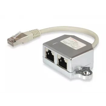 2-porttinen Cat.5e RJ45-haaroitin Equip 127608